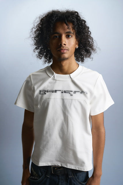 White Raglan Tee