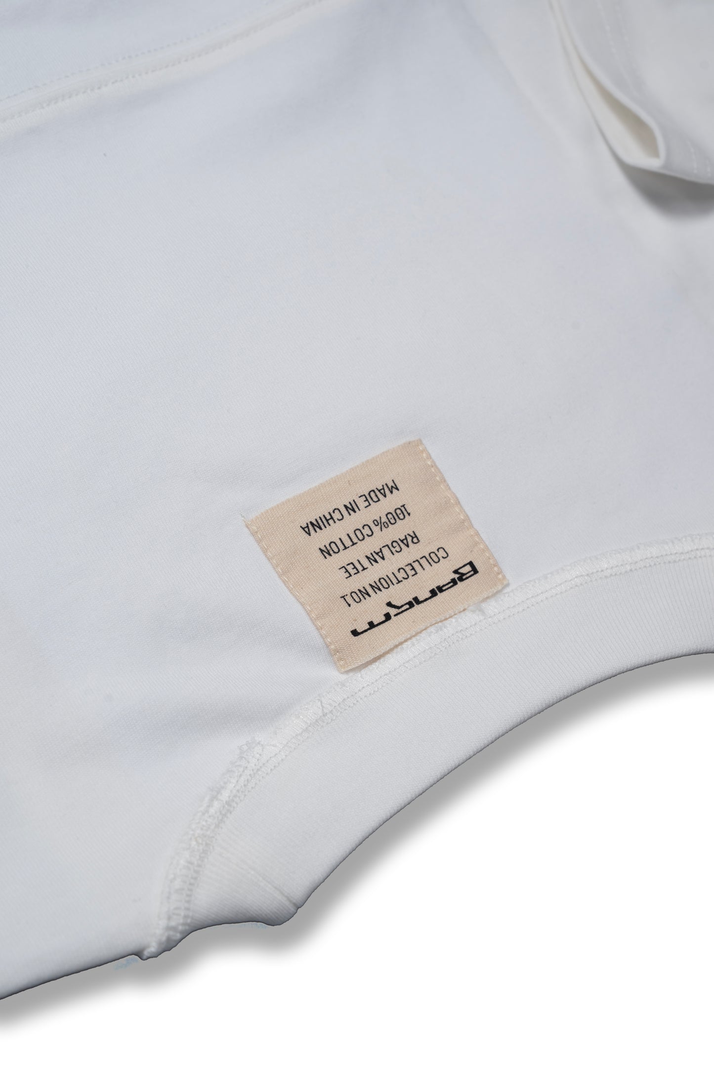 White Raglan Tee