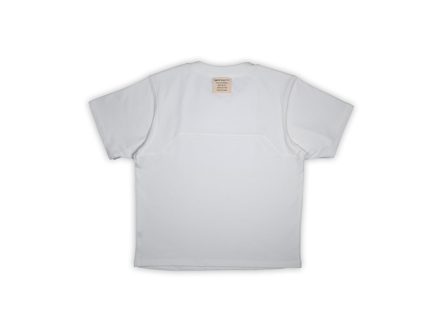 White Raglan Tee